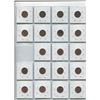 Image 2 : Sheet Of Canadian One Cent Coins 1920-2010 (19)