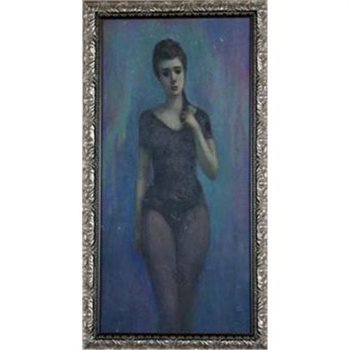 Ballerina-Robert Rukavina-original oil on panel#1611239