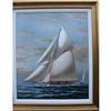 Image 1 : NAUTICAL OIL ON CANVAS BY D. TAYLER #1611457