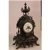 Image 1 : French Bronze striking mantle clock  c. 1880 #1611472