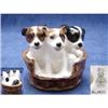 Image 1 : Royal Doulton Three Puppy Dogs (c1941) #1611738