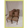 Antique Louis XV Dining Chairs Carved Liege Oak#1611840