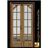 Salvage french door, made in oak, mint!!!!  #1611865