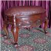 Image 1 : FRENCH VICTORIAN ANTIQUE STOOL BENCH OTTOMAN #1612083