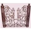Image 1 : Wrought Iron Double Entry Gates #1619976