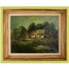 Image 1 : Art Painting Billiet Cottage Farm Landscape Oil#1620052