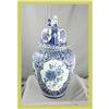 Image 1 : Blue Delft Ginger Jar Vase Royal Sphinx #1620062
