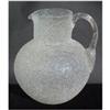 Image 1 : Overshot/Crackle Glass Pitcher #1620264