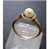 Image 1 : Yellow Gold Ladies PEARL RING #1630383