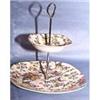 Image 1 : Chintz two tier serving tray #1630887