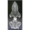 Image 1 : Fleur De Lis Pressed Glass Perfume Bottle #1631010