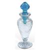 Image 1 : Blue Crackle Glass Perfume Bottle #1631047