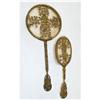 Image 1 : APOLLO Brass Hand Mirror and Hair Brush #1631076