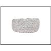 Image 1 : WIDE 101 DIAMONDS BAND RING WAS $3700. #1642347