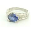 2.55ct Ceylon Sapphire & Diamond 14k WGold Ring#1642530