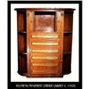AESTHETIC MOVEMENT CORNER CABINET c.1900 #1642606