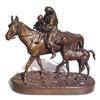 TWO MOTHERS 1884 RUSSIAN BRONZE GROUP LANCERAY #1642608