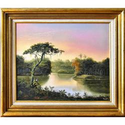 ORIG MAGNIFICENT TROPICAL LANDSCAPE #1642676