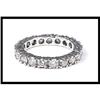 Image 1 : LOVELY 18K WHITE GOLD ETERNITY DIAMOND BAND #1642746