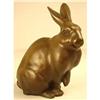 Image 1 : 19th Century Japanese Bronze Rabbit Sculpture #1643026