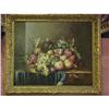 Image 1 : Oil on Canvas, Wine and Grapes/signed O.Baricco#1655076