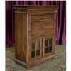 Image 1 : SMALL VICTORIAN LINEN PRESS CABINET CUPBOARD #1655254