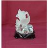 Image 1 : Crystal Display with Swan & Swan bady  #1655316
