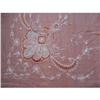 Image 1 : ANTIQUE FRENCH LACE NETTED TAMBOUR WORK CURTAIN#1655331