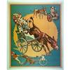 Image 1 : ORIGINAL C. 1920  CIRCUS POSTER /CLOWN/DONKEY #1655362