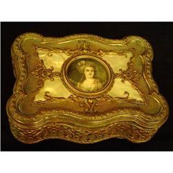 Antique French Bronze Jewel  Box #1655403