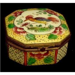 Antique French Porcelain Box #1655406