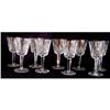 Image 1 : Set of  (9) Waterford Crystal Claret Goblets #1655432