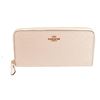 Image 1 : Coach White Debossed Logo Leather Zippy Wallet