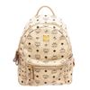 Image 1 : MCM Cream Canvas GM Backpack