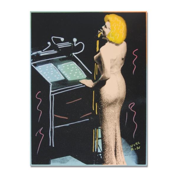 Ringo, "Happy Birthday Mr. President" One-of-a-Kind Mixed Media Painting on Canv