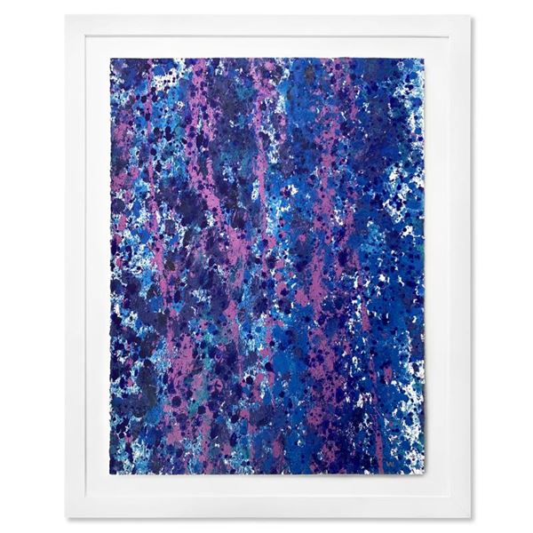 Wyland, "Splash 158" Framed Original Watercolor Painting Hand Signed with Letter