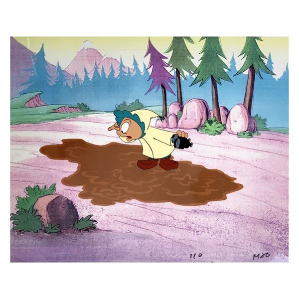 Original Production Cel from the Animated Classic, "The Pink Panther", with Lett