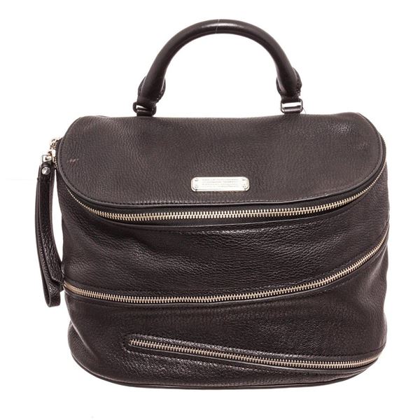 Marc By Marc Jacobs Black Serpentine Satchel