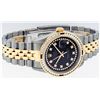 Image 6 : Rolex Mens 2 Tone Black String Diamond & Ruby 36MM Diamond Datejust Wristwatch