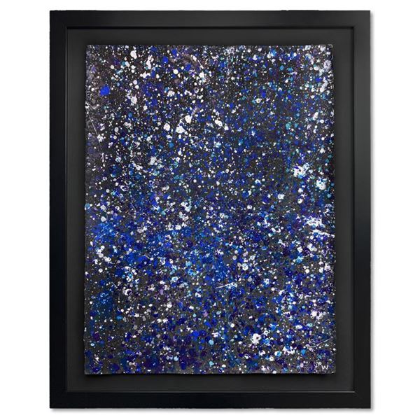 Wyland, "Dark Waters 7" Framed Original Watercolor Painting Hand Signed with Let