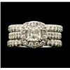 Image 2 : 1.75 ctw Diamond Engagement Ring - 14KT White Gold