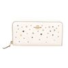 Image 1 : Coach White Studded Leather Zippy Wallet