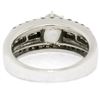 Image 7 : 14K White Gold 1.39 ctw Prong Round & Channel Princess Diamond Engagement Ring