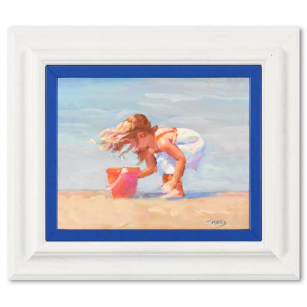 Lucelle Raad, Framed Original Acrylic Painting on Canvas, Hand Signed with Lette