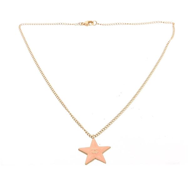 Chanel Gold Star Necklace