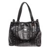 Image 1 : MCM Black Visetos Coated Canvas Shopper Tote Bag