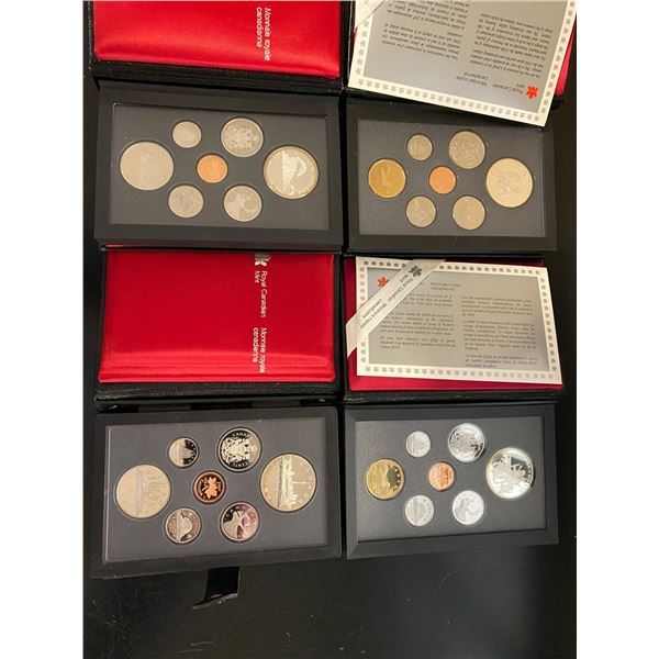 CANADA COIN SETS 1984,1986,1988,1990