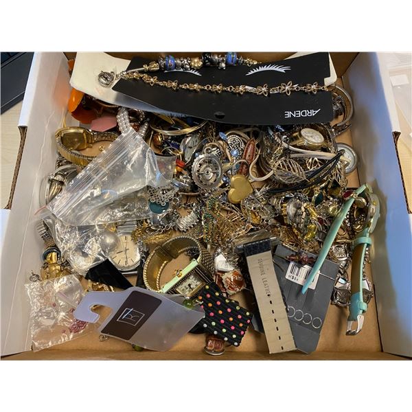 BOX OF COSTUME JEWELRY