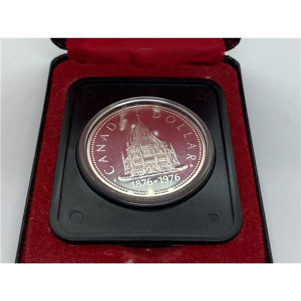 1976 LIBRARY OF PARLIAMENT COLLECTOR $1 COIN