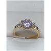 Image 1 : Ladies Brilliant Cut Amethyst Style Gemstone ring-size 7.5